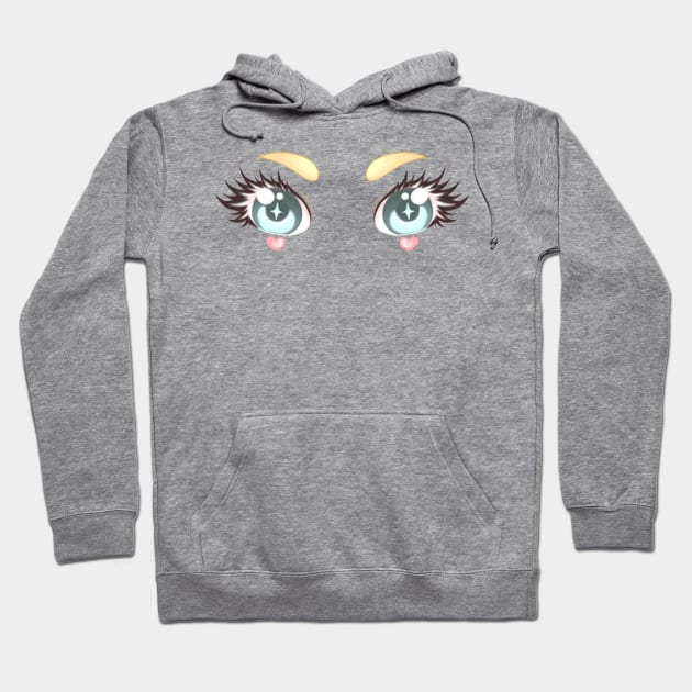 Cute Eyes Hoodie by JuliaWaa